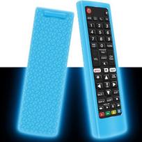 Išmaniojo (Smart TV) ir televizoriaus priedas Silikoninis nuotolinio valdymo dėklas,  Fluorescencinė mėlyna