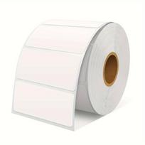 Baltos terminės etiketės spausdintuvams, 40×20mm (1,6×0,8) - 1500vnt