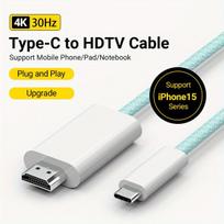 USB-C į HDMI laidas 4K,  Žalias