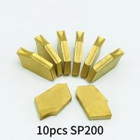Karbido tekinimo plokštelės SP200/SP300/SP400 grioveliams, 10 vnt SP200