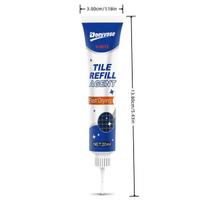 Plytelių tarpų užpildas, baltas, 4x20ml su mentele, 20ml*4+grandiklis