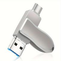 USB laikmena Nuotraukų USB-C ir USB-A atmintukas,  Sidabrinis