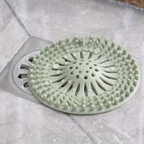 Plastikinis kanalizacijos sietelis plaukams,  Grindų kanalizacija žalia 1
