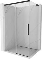 Mexen Rox L stumdomos dušo durys 115 x 90 cm, permatomos, juodos - 8C2L-115-090-70-00
