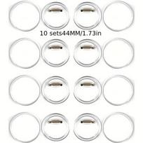 Akriliniai mygtukai ir ženkliukai, 44 mm