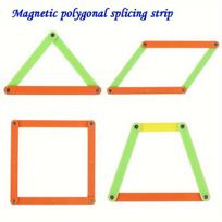 Magnetinės geometrinės juostos rinkinys