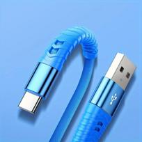 Greito įkrovimo USB-C laidas telefonams, Mėlyna