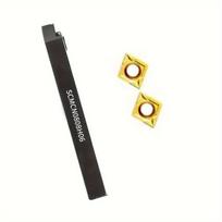 Grūdinto plieno CNC tekinimo strypų rinkinys, SCMCN0808H06+2 PCSCCMT060204