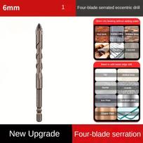 Daugiafunkcinis grąžtas plytelėms, betonui, metalui, 6 mm, 6mm-1PC