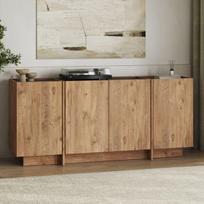 Komoda Dorma, ruda/juoda