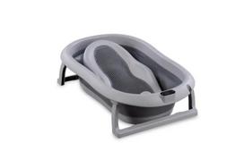 Sulankstoma vonia Bath & Care su termometru ir gultuku, dark grey