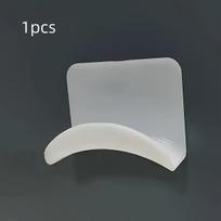 Sieninis plastikinis ausinių laikiklis,  Balta 1vnt