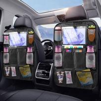 Automobilio sėdynės organizatorius su stalu