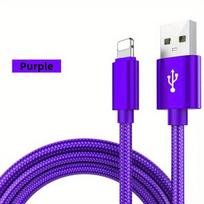 Greito įkrovimo USB laidas,  Violetinė