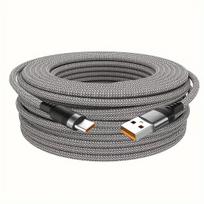 120W greito įkrovimo USB-C laidas,  Juoda iki C tipo