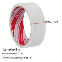 Skaidri pakavimo lipni juosta 45mm pločio, 45mm*0,7cm