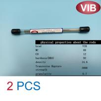 Volframo plieno apvalus strypas 2.0mm x 100mm, 2 vnt., Φ2,0 mm X 100 mm 2 vnt