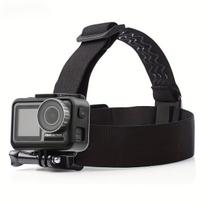 Reguliuojamas galvos diržas GoPro kamerai