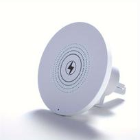 Telefono laikiklis Magnetinis automobilinis laikiklis su įkrovikliu, Baltas