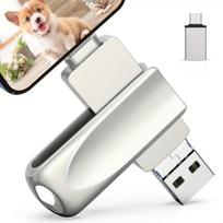 USB laikmena 3-in-1 USB atmintinė telefonams,  Sidabrinis