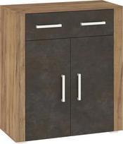 Komoda Notti NOT-03, ruda/juoda
