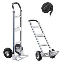 Aliuminis transportavimo vežimėlis su tvirtinimo diržu, 227 kg, 480x500x1340 mm