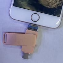 USB laikmena Flash laikmena iPhone ir iPad,  Rožinis