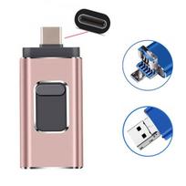 USB laikmena USB-C 128GB atminties laikmena,  Rožinis
