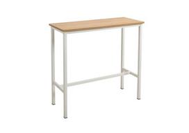 Valgomojo stalas Mola, 100x40x90 cm, rudas/baltas