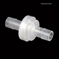 Plastikinis atbulinis vožtuvas vandens ir dujų sistemoms, 8 mm