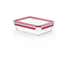 Tefal - 2 l maisto indelis MSEAL GLASS raudonas/stiklas