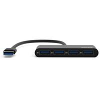 PORT CONNECT USB HUB, 4x USB 3.0, black