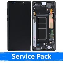 LCD Ekranas suderinamas su Samsung N960 Note 9 su rėmeliu / Midnight Black / (Service Pack)