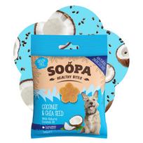 SOOPA Kokosų ir Čija sėklų skanėstai šunims, Coconut & Chia Seed Dog Treats, 50g