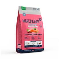Marly & Dan sausas maistas dielių veislių suaugusiems šunims su lašiša - Adult Large Breed Salmon