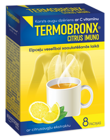 TERMOBRONX  Citrus Imuno 3g, imunitetui paketėliai, 8 vnt.