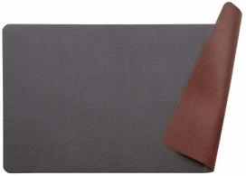 Stalo padėkliukas Home4you Matrix 89269, 45 cm x 30 cm, Mėlyna sp./Ruda sp.