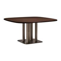 Valgomojo stalas iš riešutmedžio 121x121 cm Melvar – Kave Home
