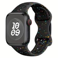 Išmanusis laikrodis Silikoninis sportinis dirželis Apple Watch, Juoda