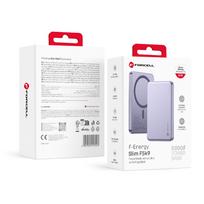 MagSafe-compatible power bank Forcell F-Energy Slim F5K9 QC4.0 PD3.0 15W 5000 mAh purple