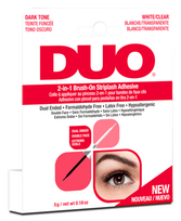 Ardell DUO 2-in-1 Brush-On Striplash Adhesive White / Clear 5 g