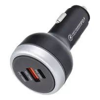 OEM Car charger USB-A + 2 x Type-C PD QC3.0 3A 191W CC69-2C1A black