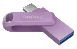 SANDISK Flash Drive Ultra Dual Drive Go USB-A / USB Type-C 256GB Lavender