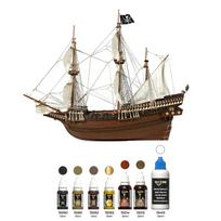 Piratų laivas su pilnu dažų rinkiniu „PIRATAS"