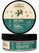 GREEN PHARMACY Multi Sugar-coffee kūno šveitiklis Žaliasis kava ir imbiero aliejus 200 ml