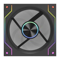 DarkFlash DM20 LINE Cooling Fan (Black), Wentylator chłodzący DarkFlash DM20 LINE (czarny)