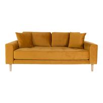 Sofa HOUSE NORDIC Lido 2,5 vietų Garstyčių geltona