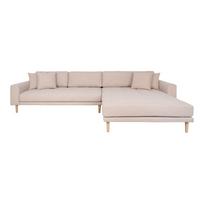 Kampinė sofa HOUSE NORDIC Lido Lounge Smėlio spalvos