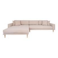 Kampinė sofa HOUSE NORDIC Lido Lounge Smėlio spalvos