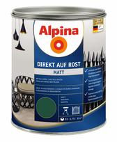 Metalo dažai Alpina DaR MATT DuGruen RAL6005 750 ML